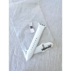 Apple Watch Sport Band White‎ 38mm 40mm Silicone Strap Replacement